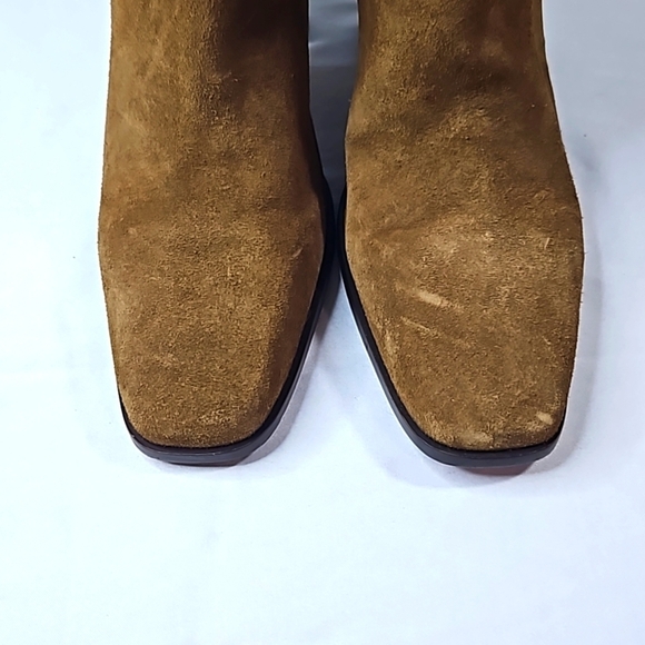 Mango Brown Suede Boots Size 40 NWT - Picture 3 of 9